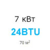 Неинверторные настенные кондиционеры 7 кВт (24 BTU) - 70 м²